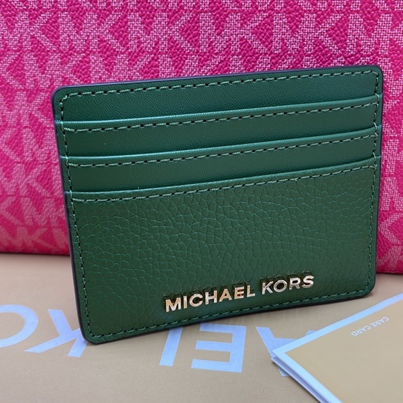 MICHAEL KORS
Large Pebbled Leather Card Holder Case
Fern Green 
NWT - Picture 13 of 16